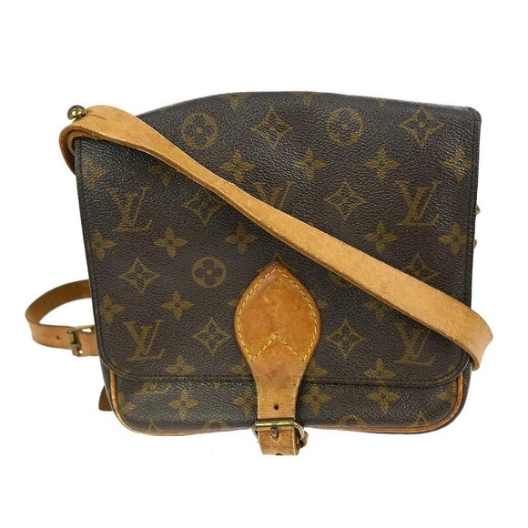 Louis Vuitton Handbags - LOUIS VUITTON CARTOUCHIERE MM SHOULDER BAG MONOGRAM M51253 8904SL XX70369 BN03